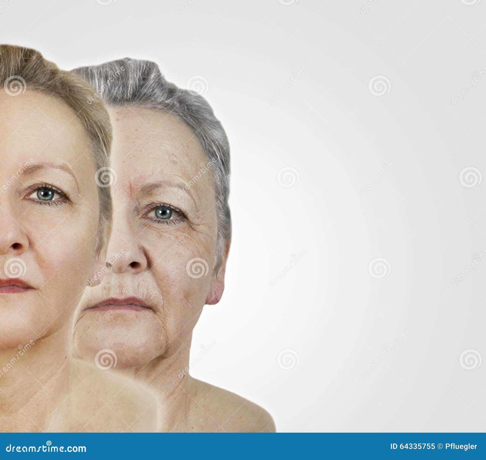 Vieux Jeunes De Visage Image Stock Image Du Visage Jeunes 64335755