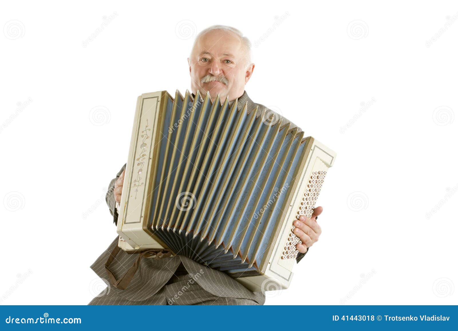 Vieux joueur d'harmonica photo stock. Image du amusez 41443018