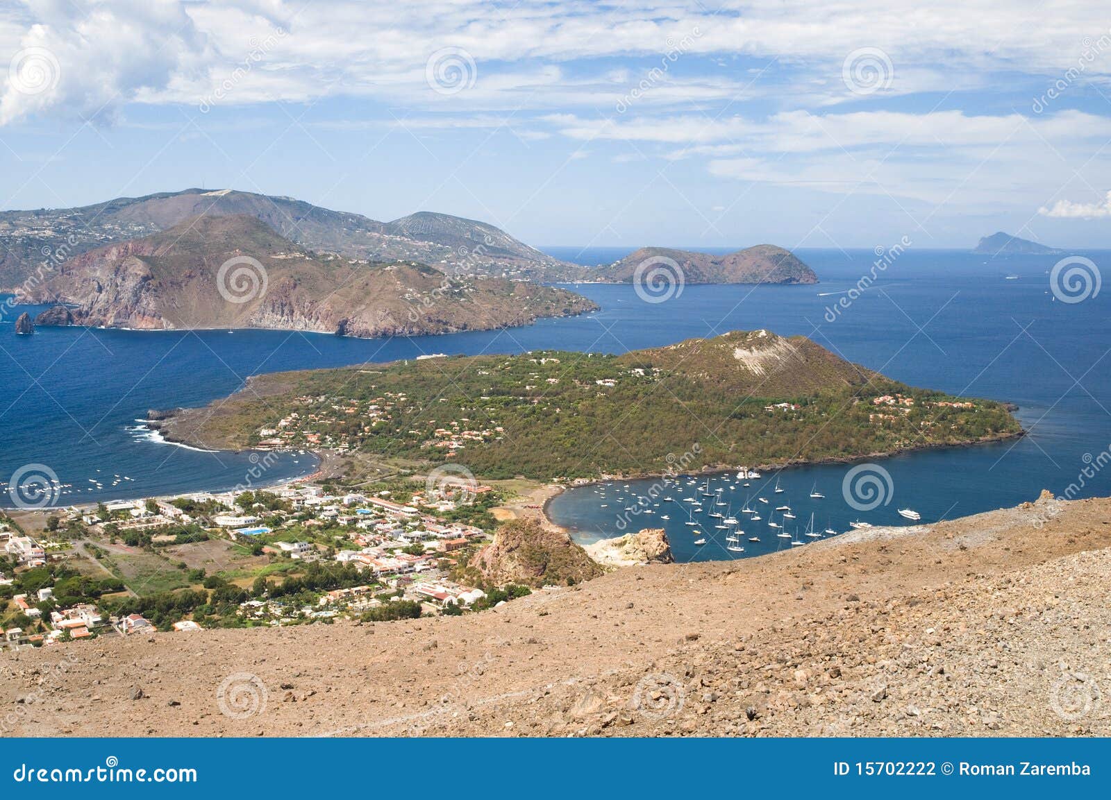 view of aeolian islands