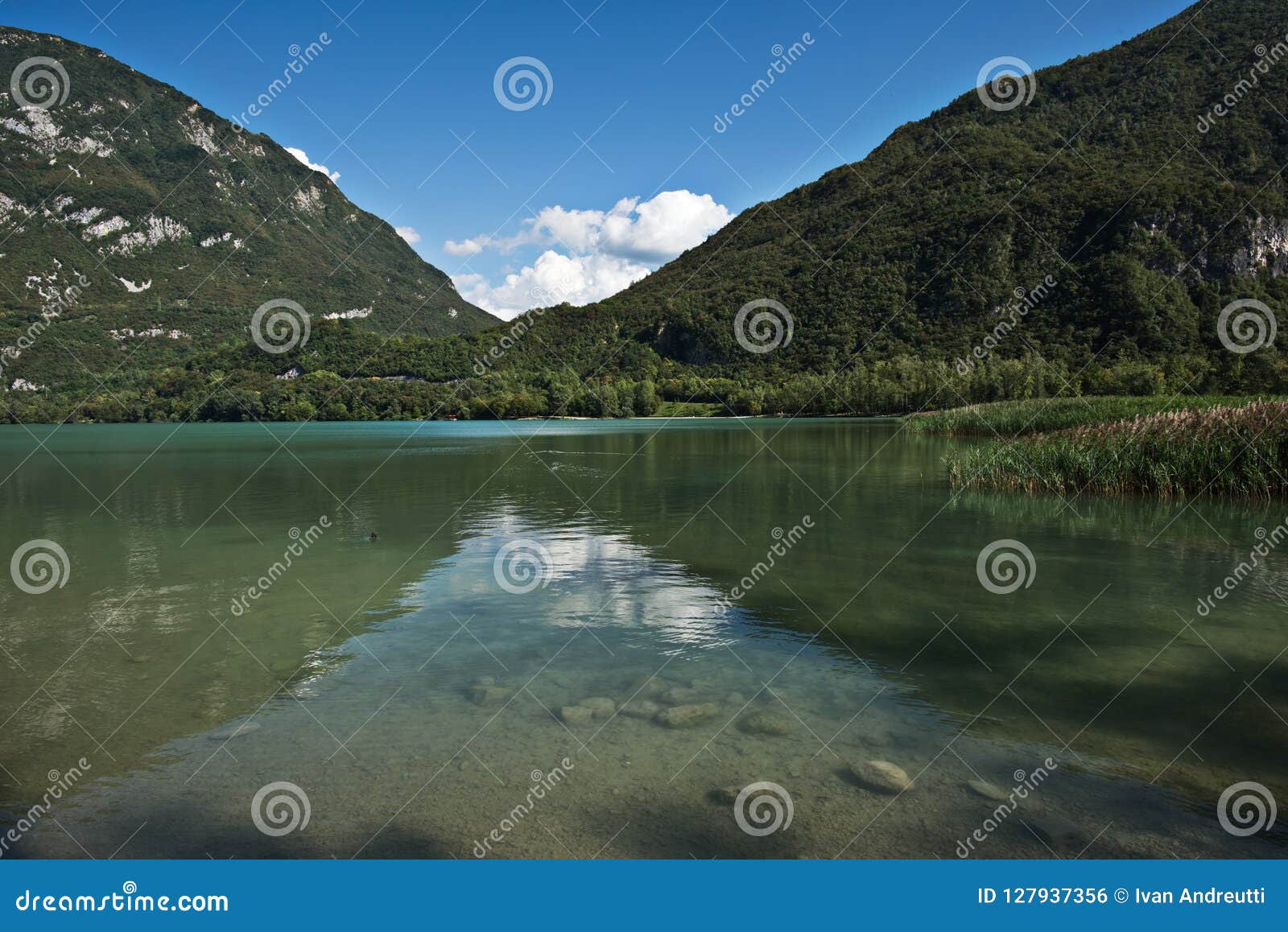 lake of cavazzo, italy