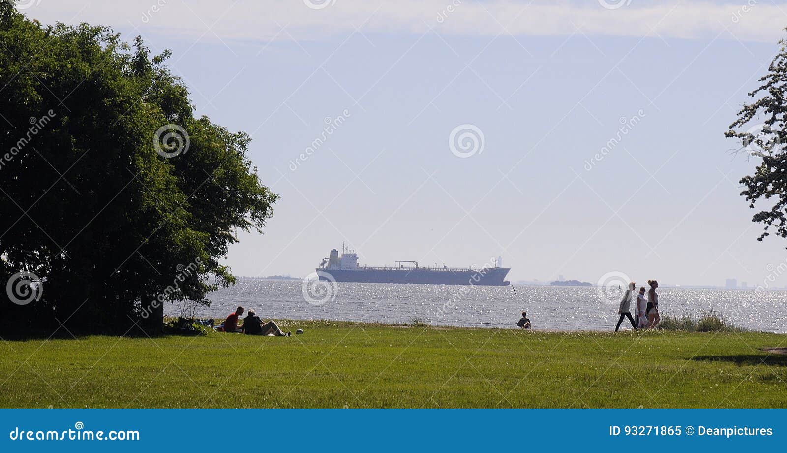 VIEW from AMAGER STRAND BEACH Editorial Image - Image of copenhagen