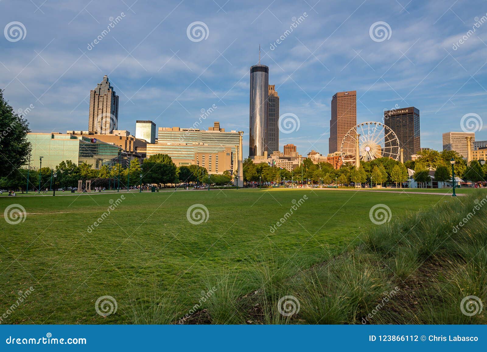 Centennial Olympic Park in Atlanta, Georgia Editorial Photography