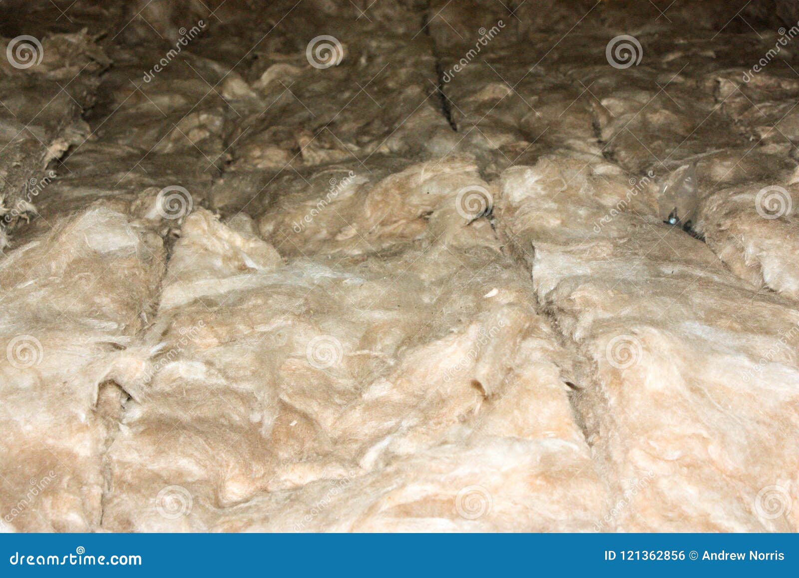 Attic Insulation stock photo. Image of inhalation, fiberglass 121362856