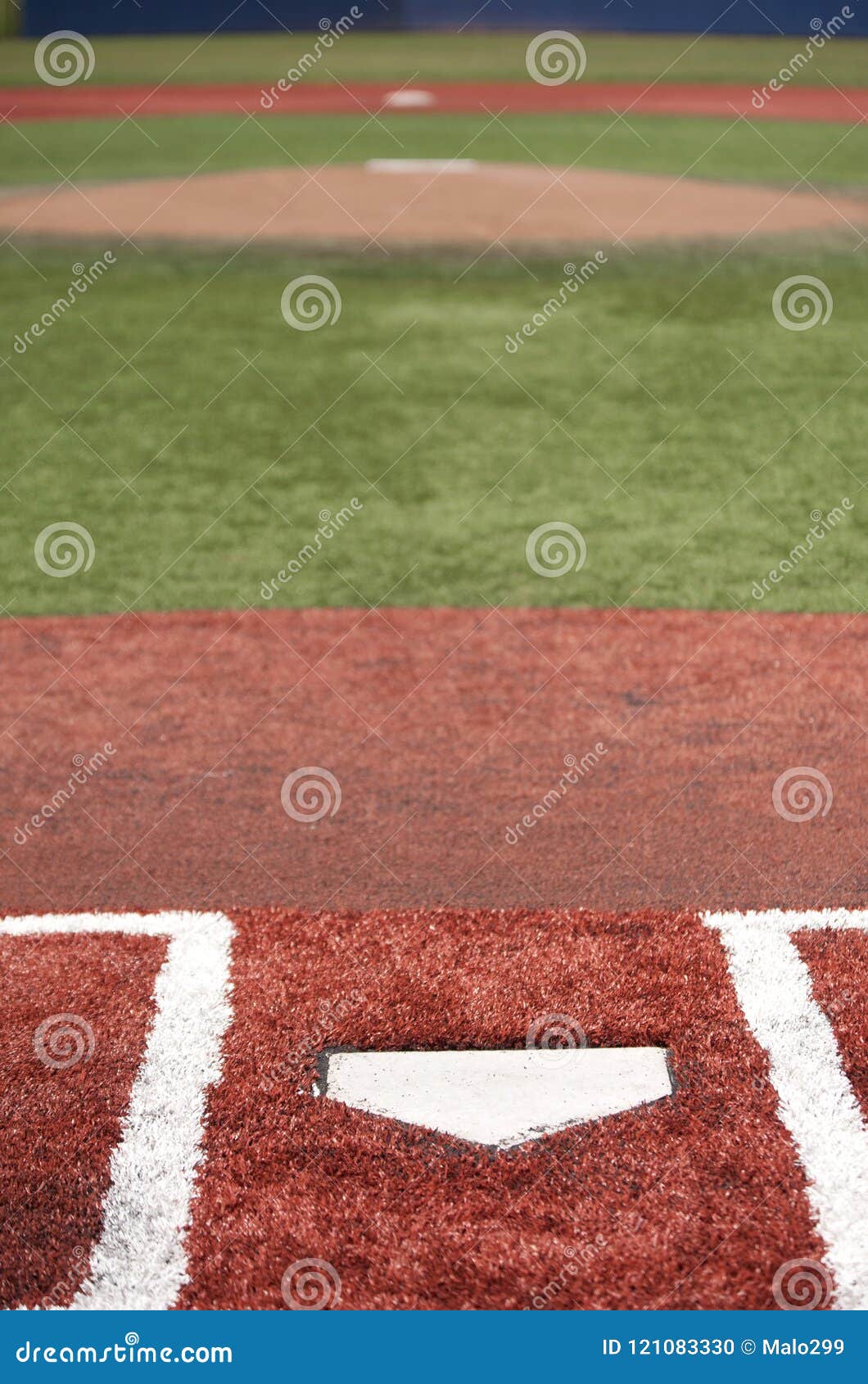 View of Baseball Field from Home Plate Stock Photo Image of pastime