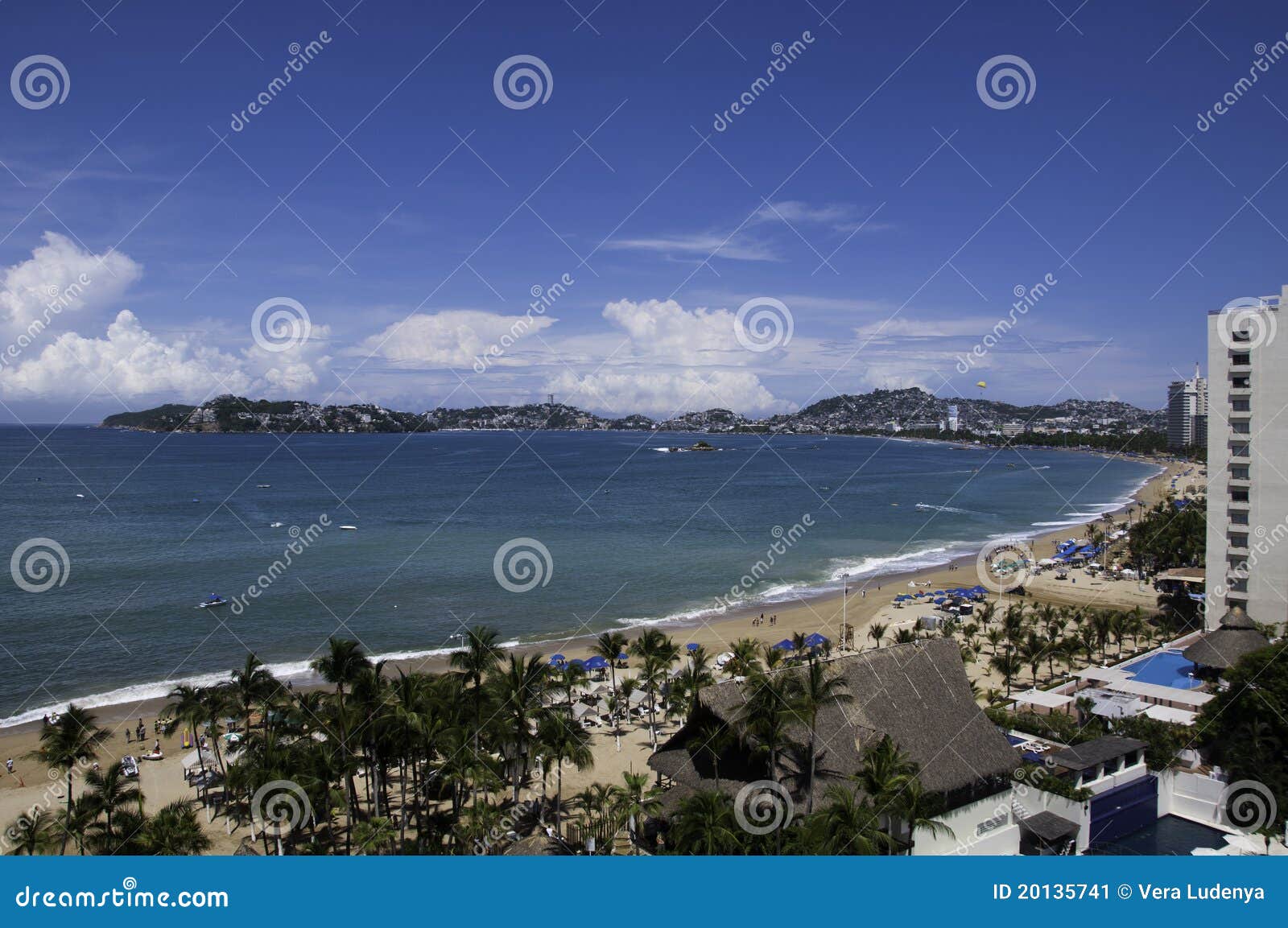view of the bay of acapulco