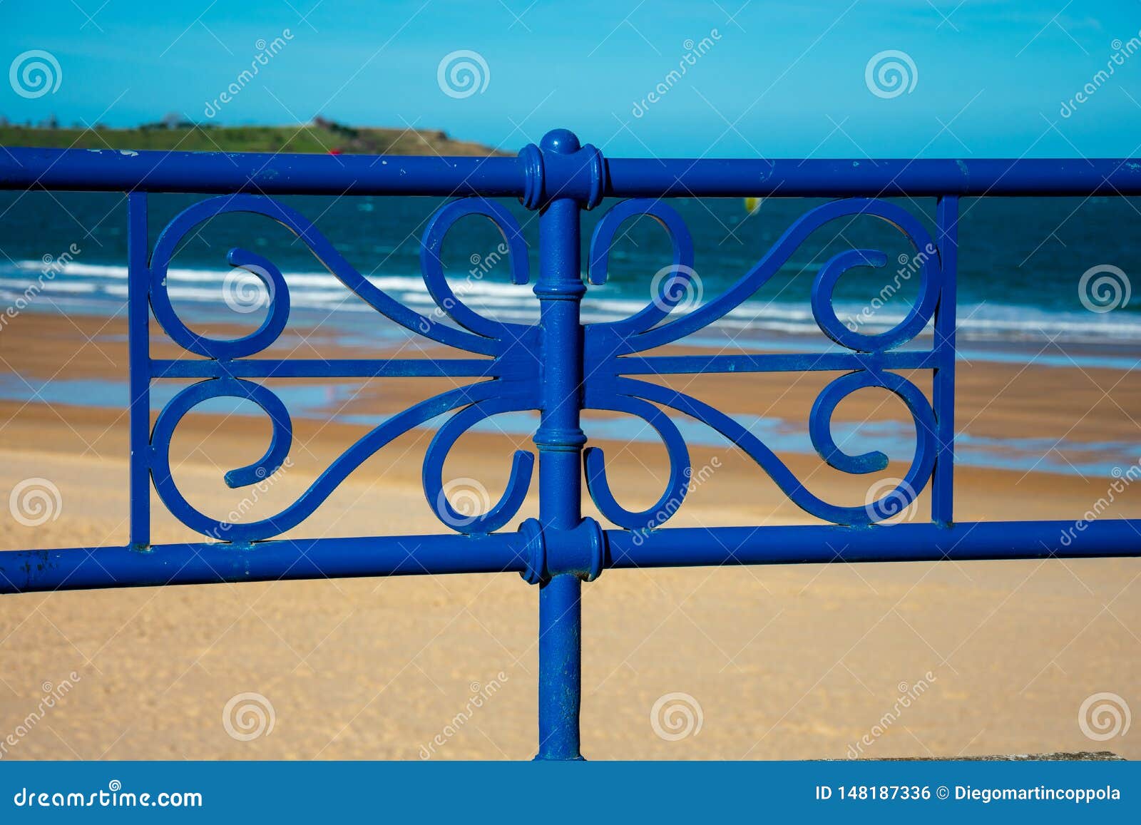 view of the beach and cantabrian sea mar cantabrico