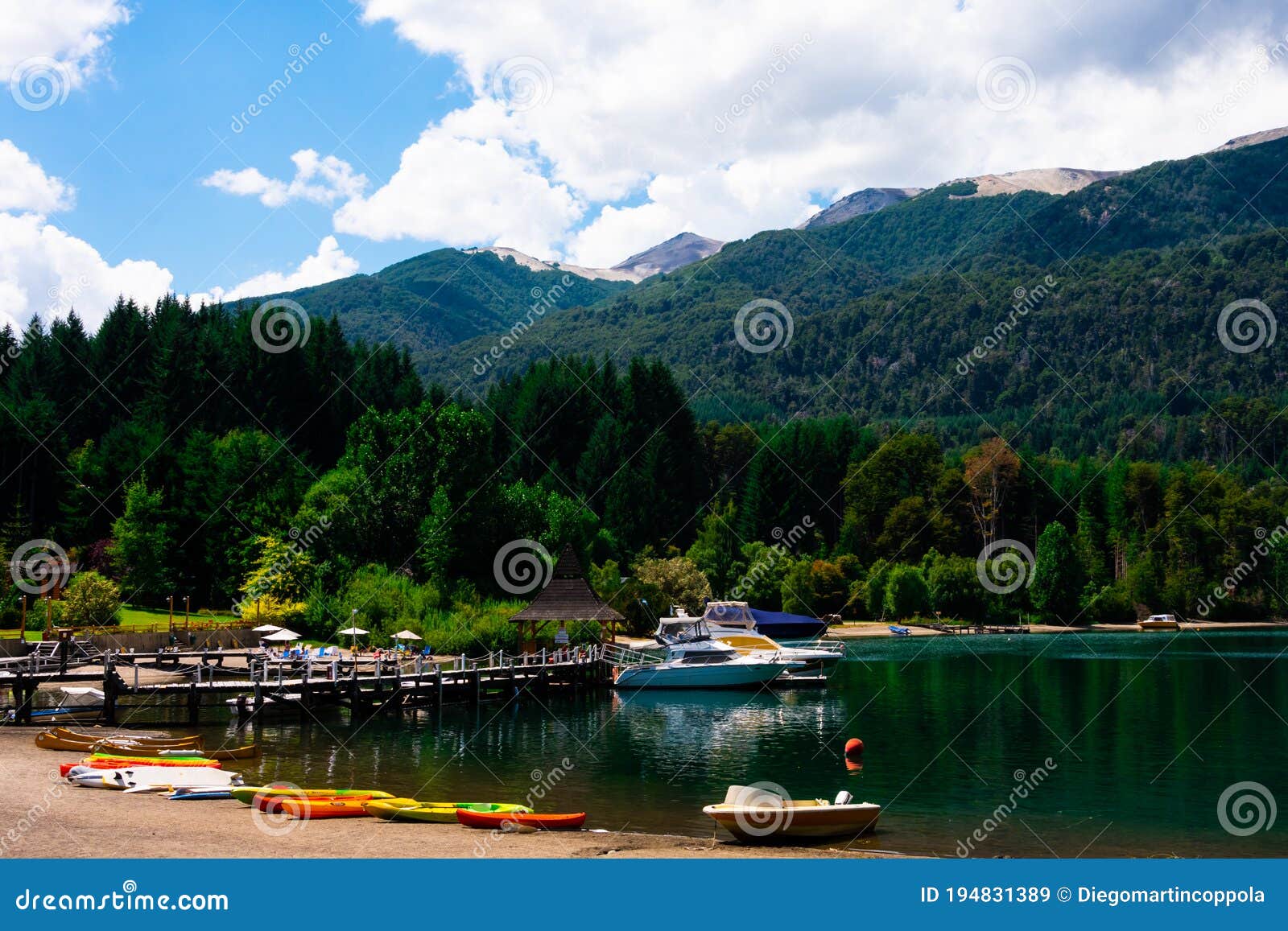 View of a Beach in Manzano Port Puerto Manzano Editorial Stock Image