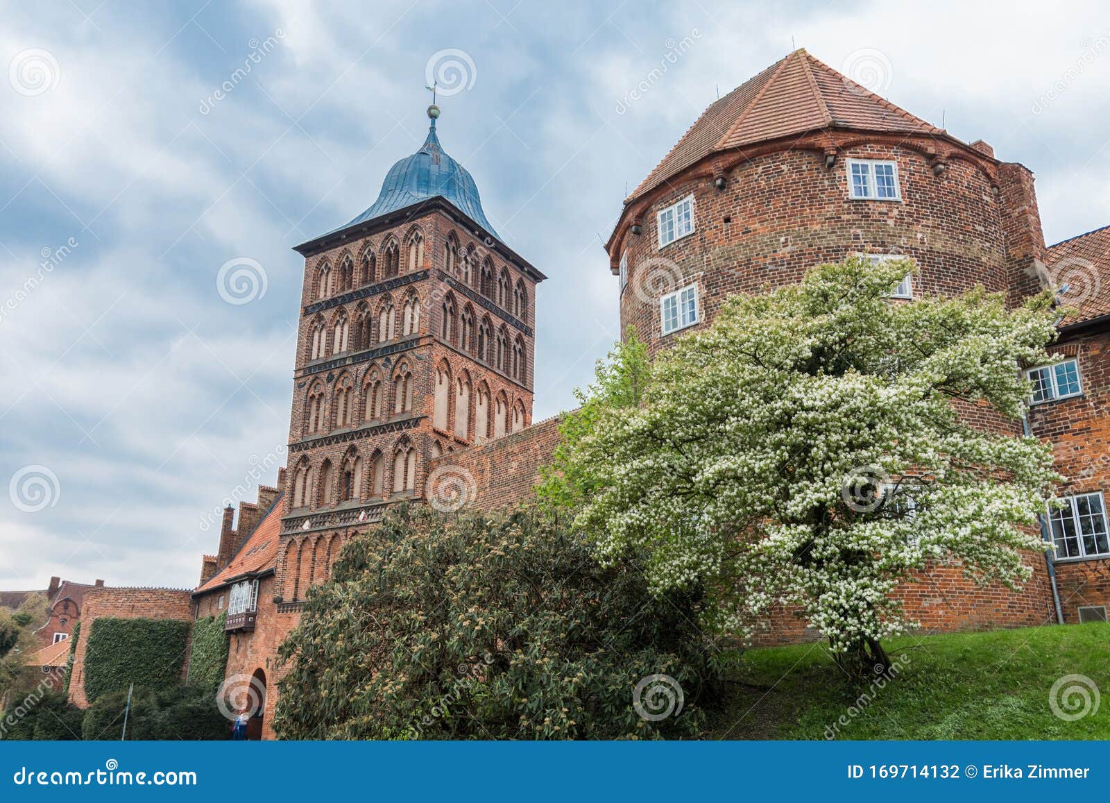 view the beautiful buildings of lubeck