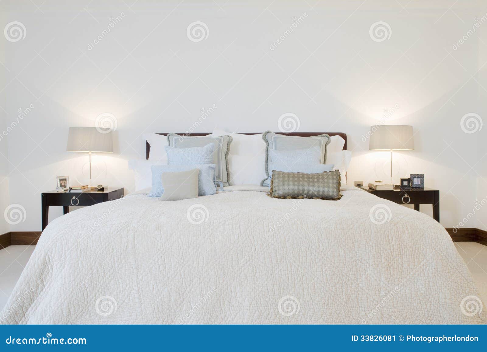 View of Bedroom stock image. Image of horizontal, home - 33826081