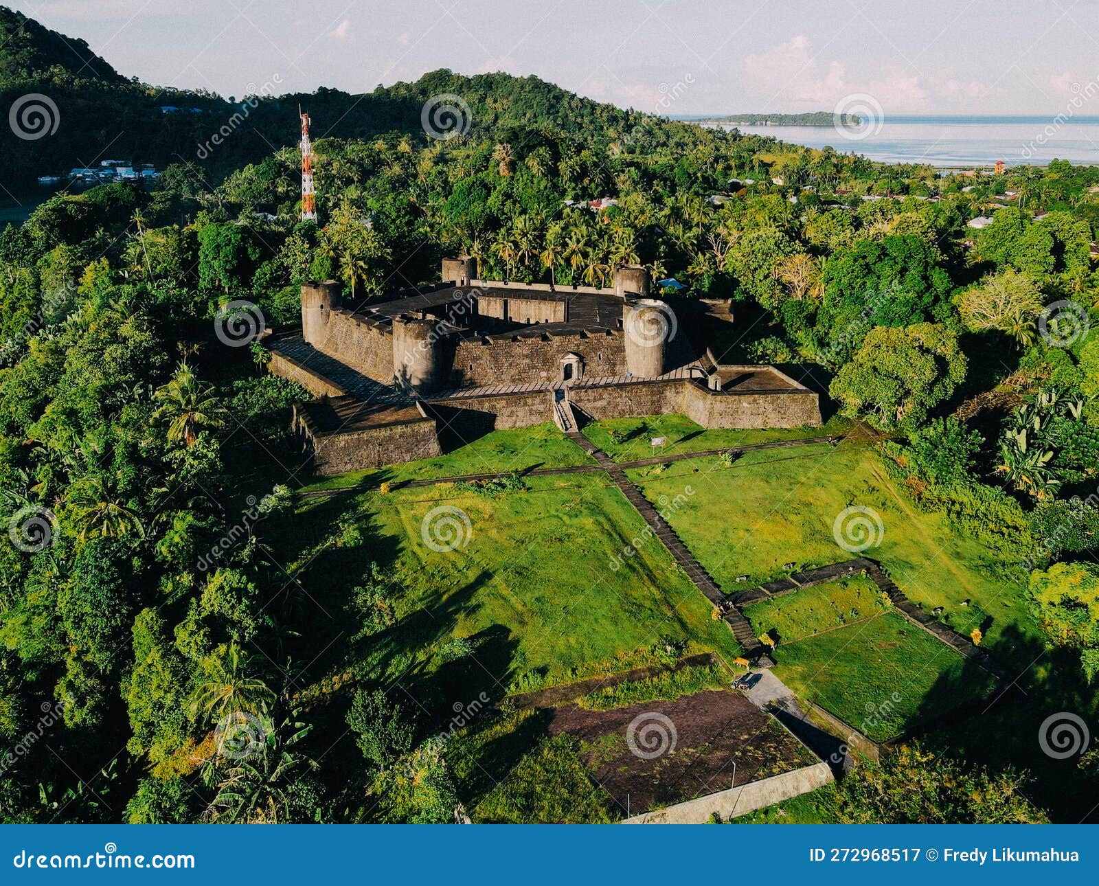 belgica fort in banda naira island