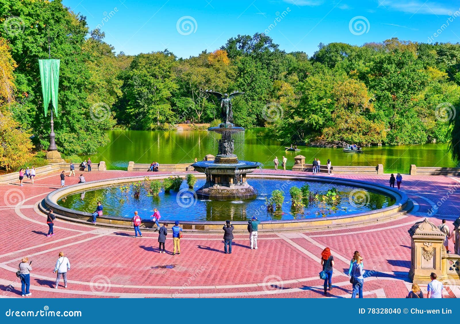 Central Park, Bethesda Fountain  Attractions in Central Park, New