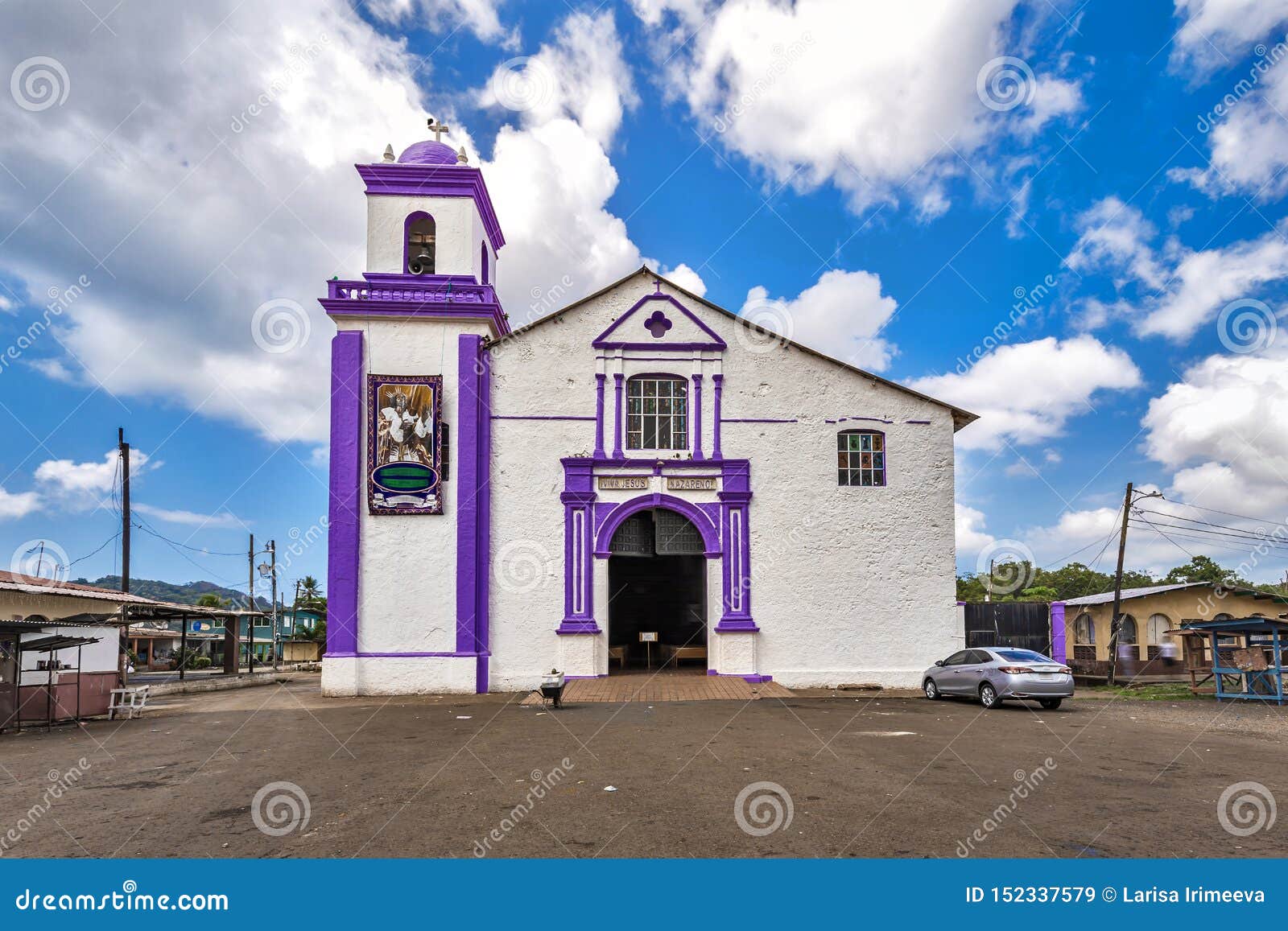 The Iglesia De San Felipe Black Christ Church - Portobelo, Panama Stock  Image - Image of christ, life: 152337579