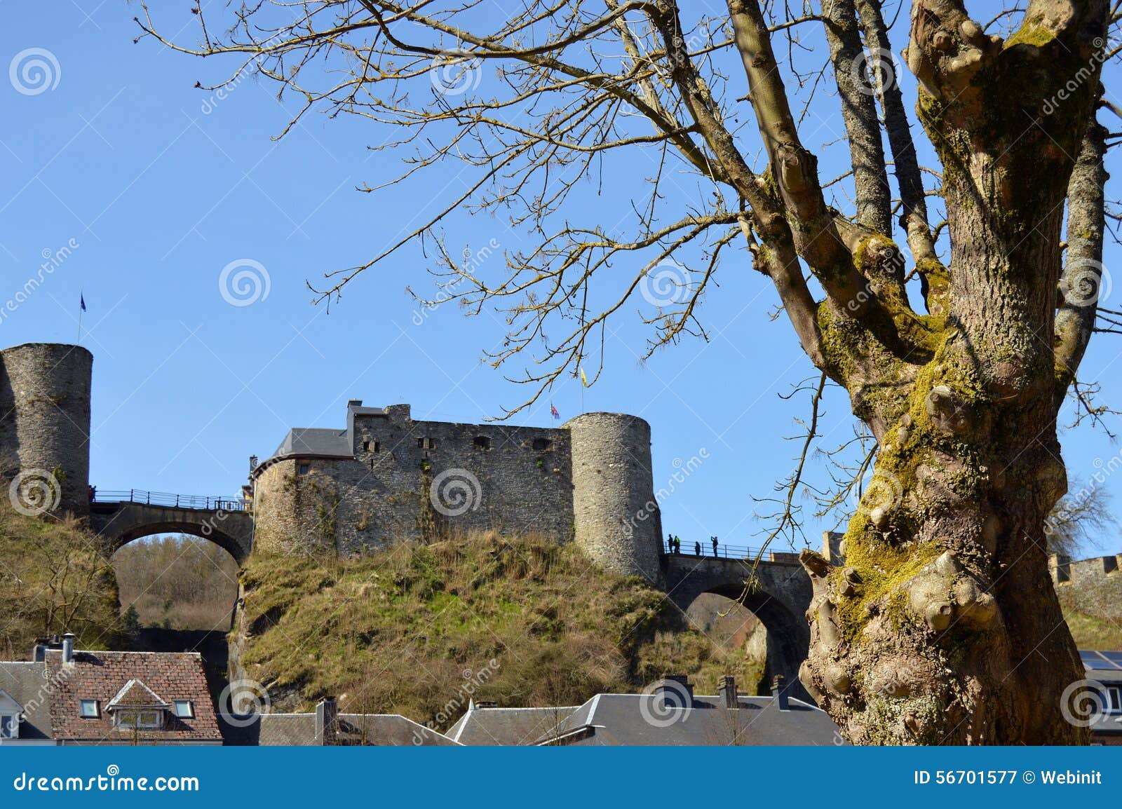 View on the Bouillon in Belgium. Stock Image Image of tourism, semois