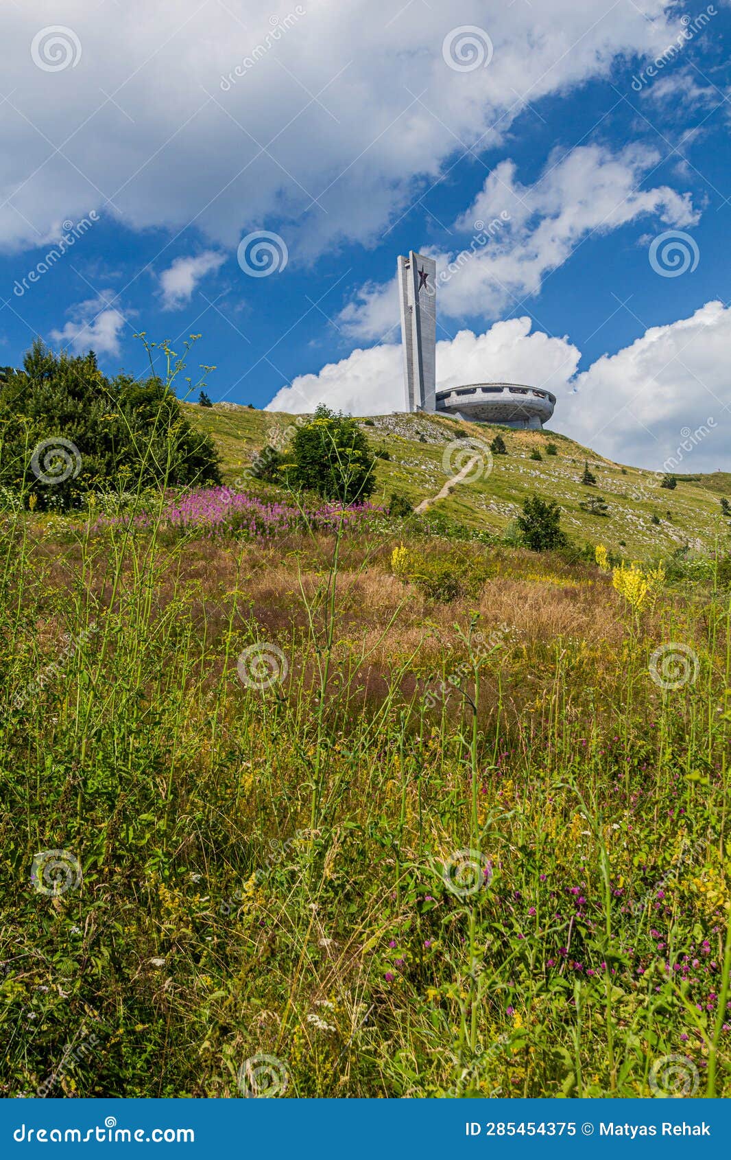 View of Buzludzha Monument in Bulgar Editorial Image Image of