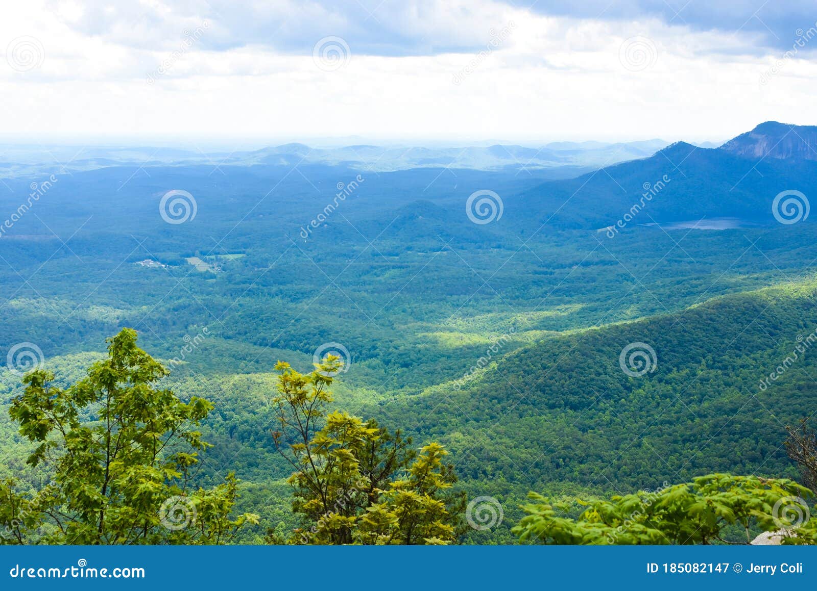 view from caesars head state park, cleveland, south carolina