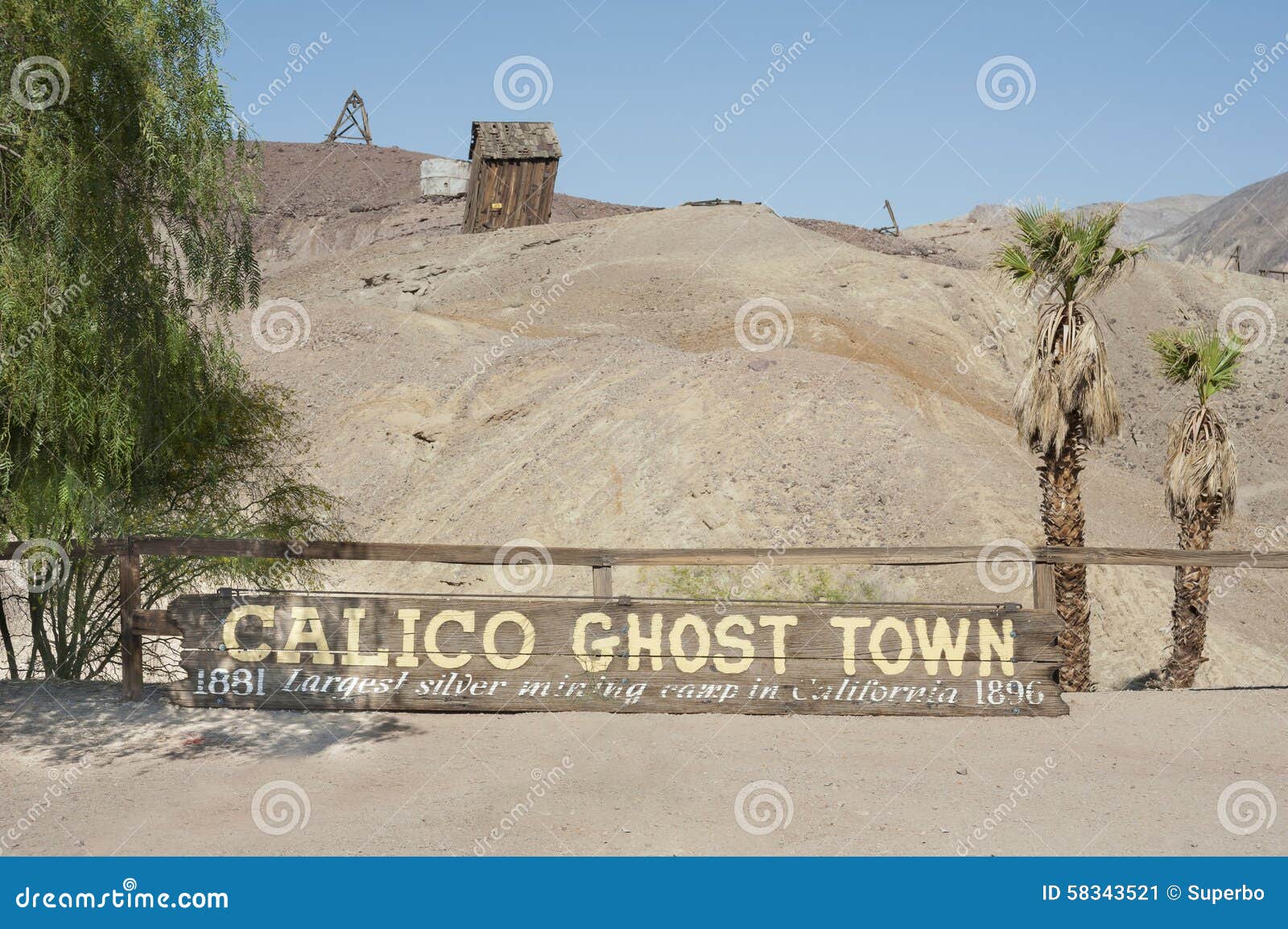 view of calico, california, san bernardino county