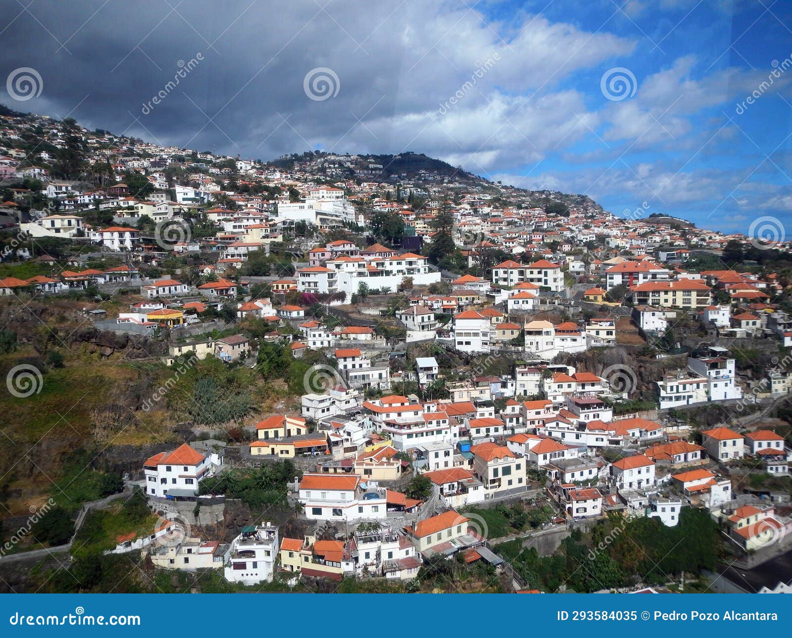 view of camara de lobos on the island of madeira