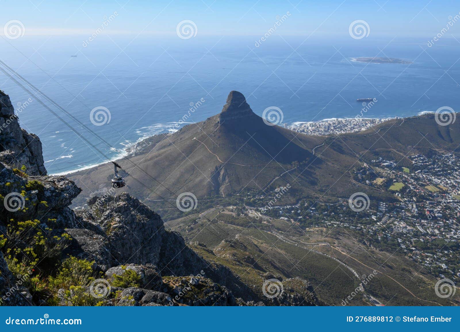 View at Cape Town from the
