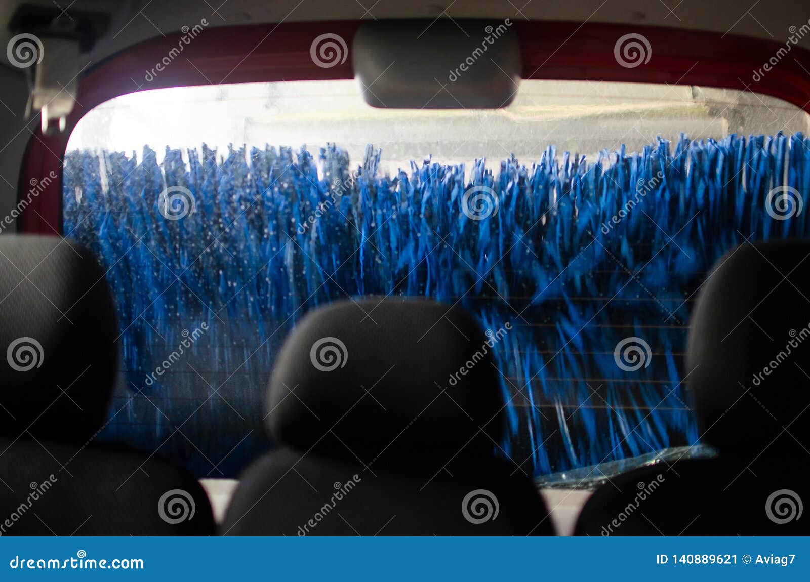 View of a Car Wash from the Inside Stock Image Image of blue, detergent 140889621