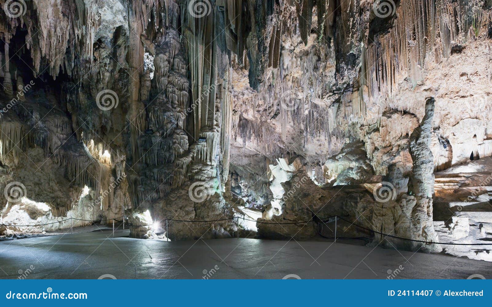 panorama of cave, nerja - malaga - spain