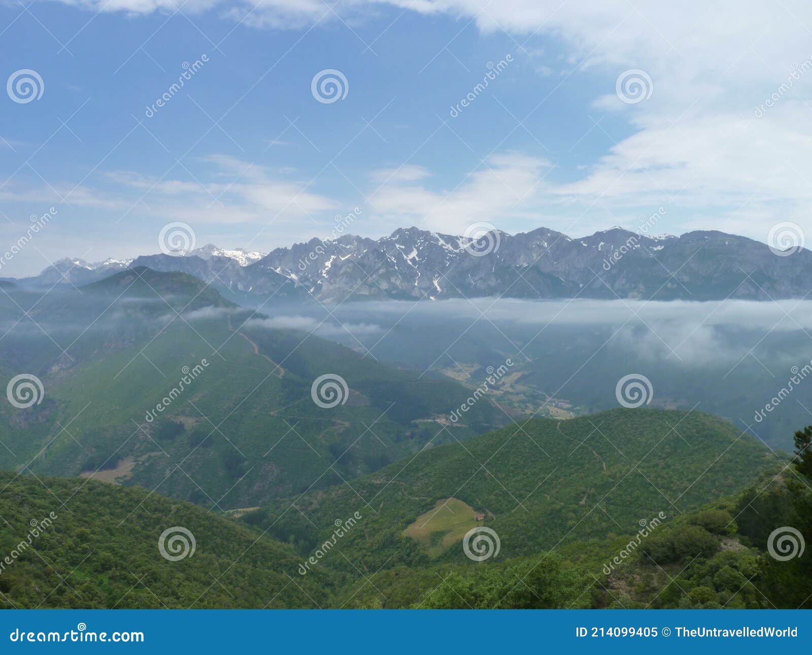 a view of the central mountains of the picos de europa national park