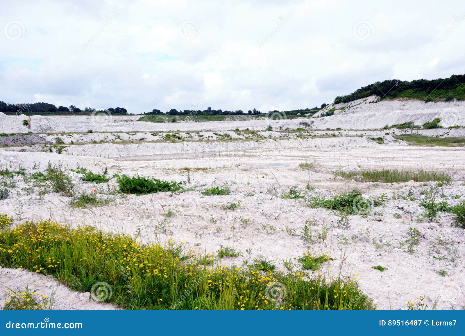 View into Chalk Rock Quarry Mine Stock Image Image of road, surface