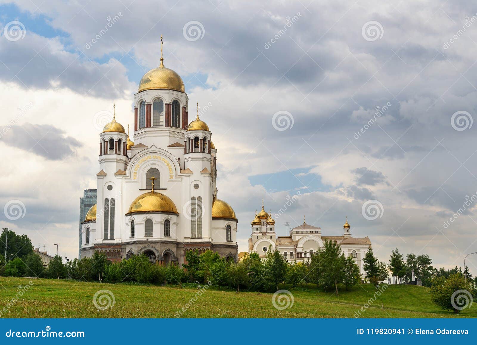 church on blood in honour in yekaterinburg. russia