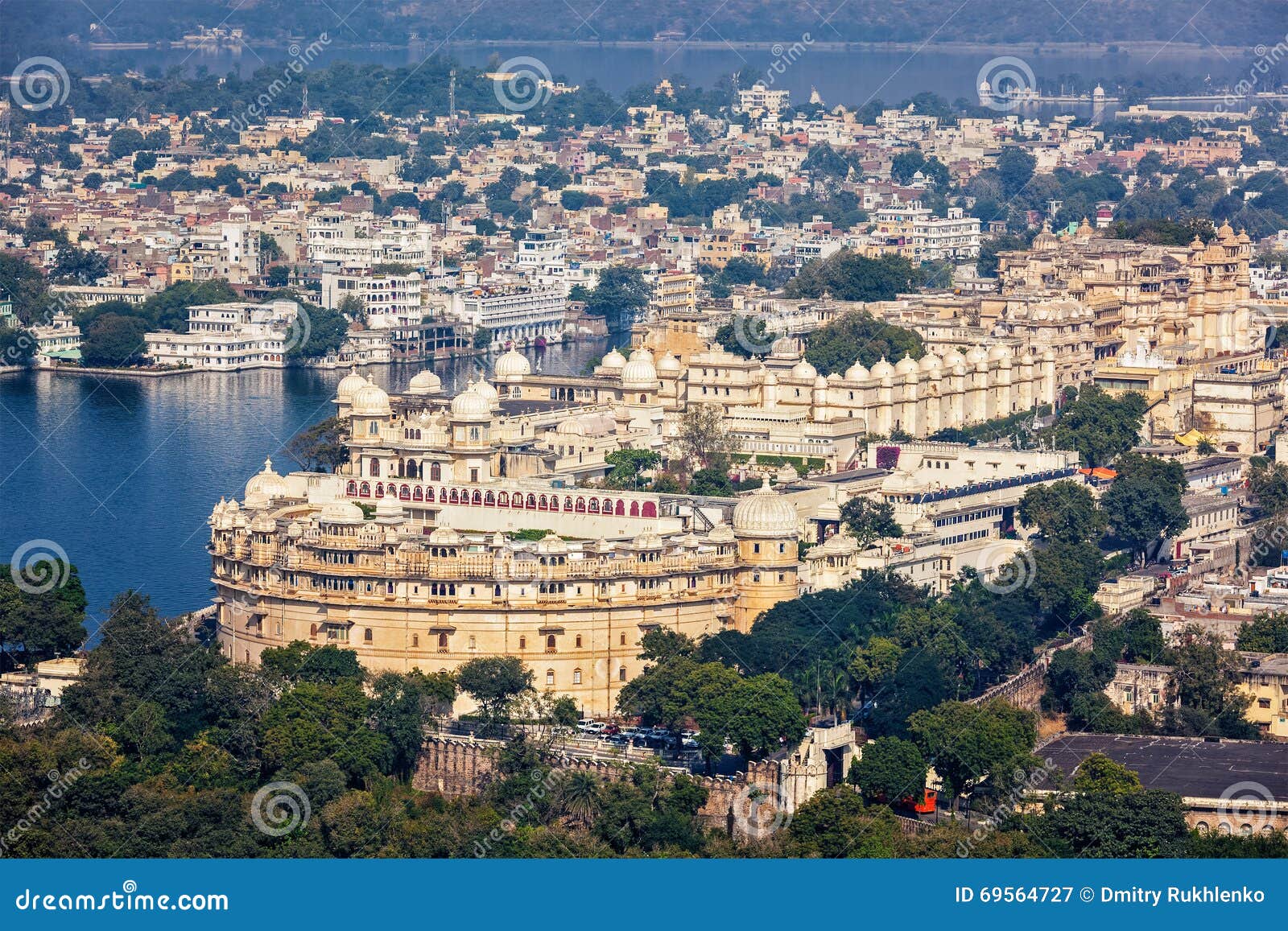 View of City Palace. Udaipur, Rajasthan, India Stock Image - Image of  landmark, pichola: 69564727