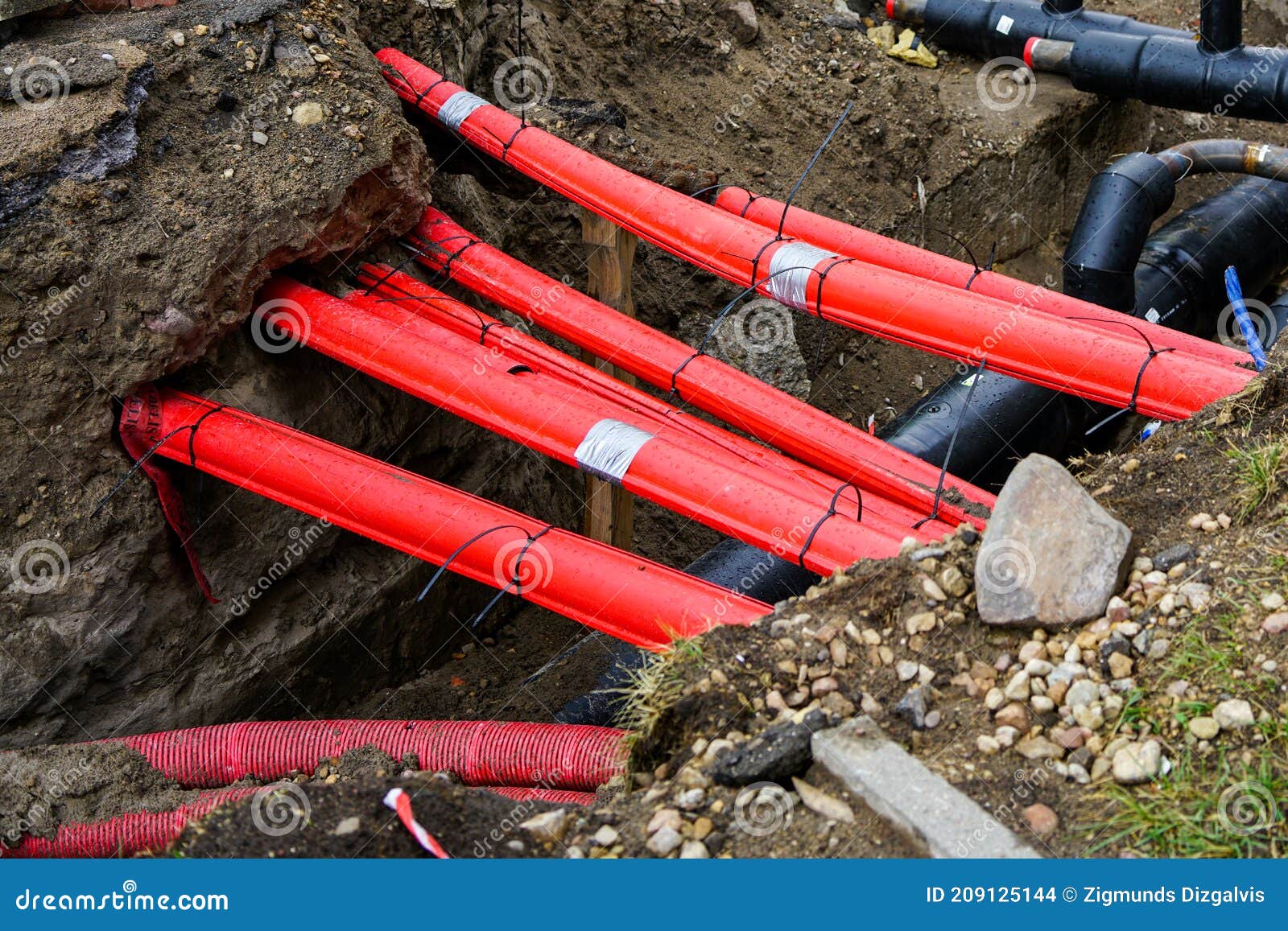 Replacement of City Underground Communication Cables and Heating System