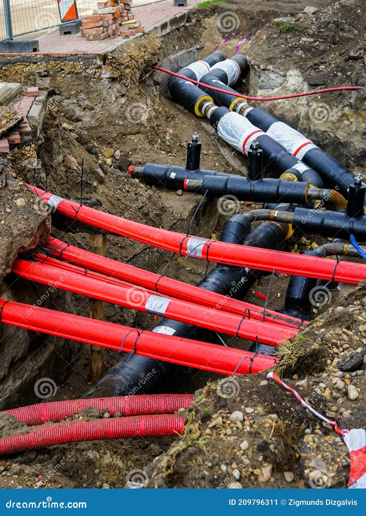 Replacement of City Underground Communication Cables and Heating System