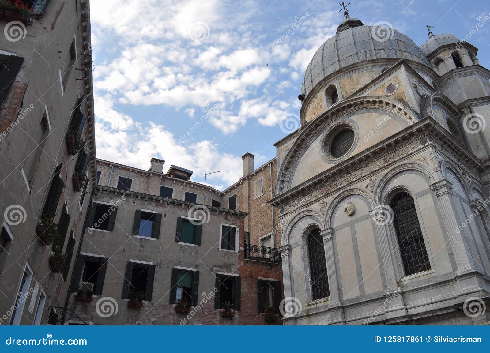 View of the city of Venice stock image. Image of venezia - 125817861