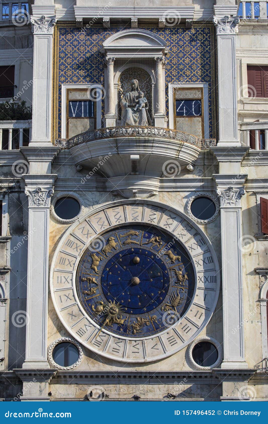 st. marks clock tower in venice