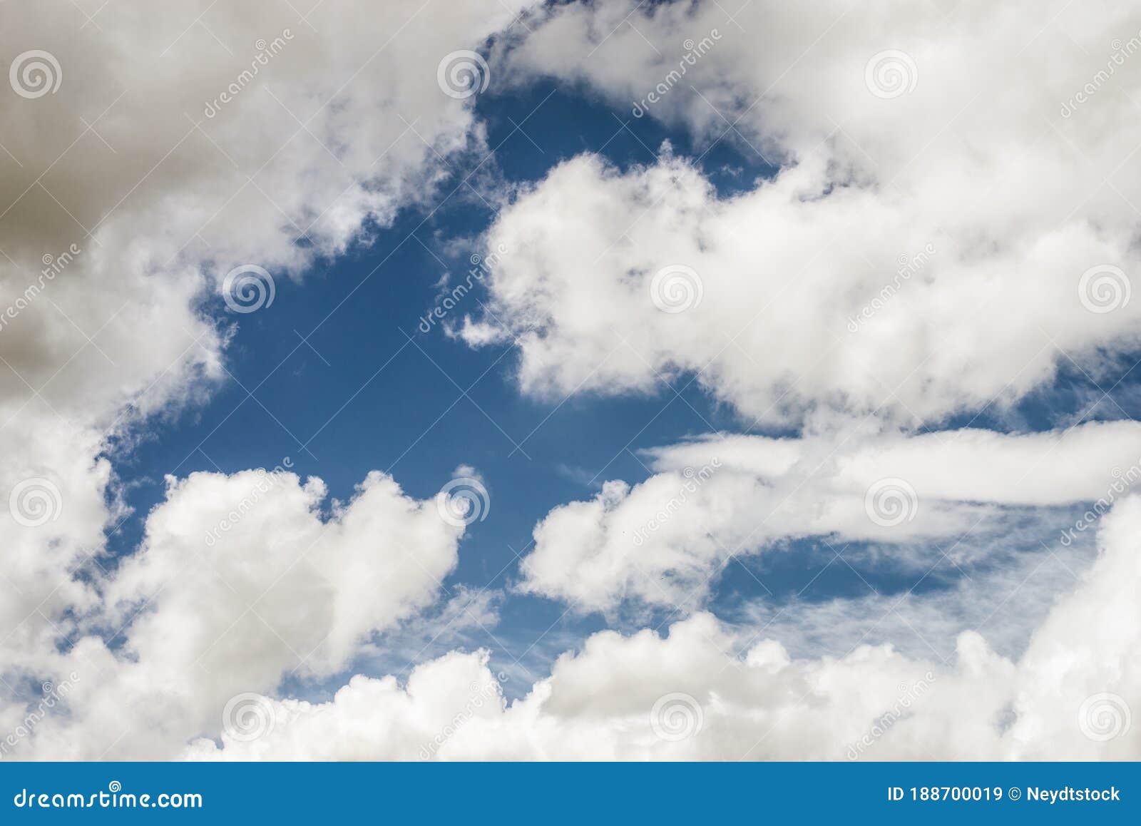 cloudy sky with cumulo nimbus clouds background