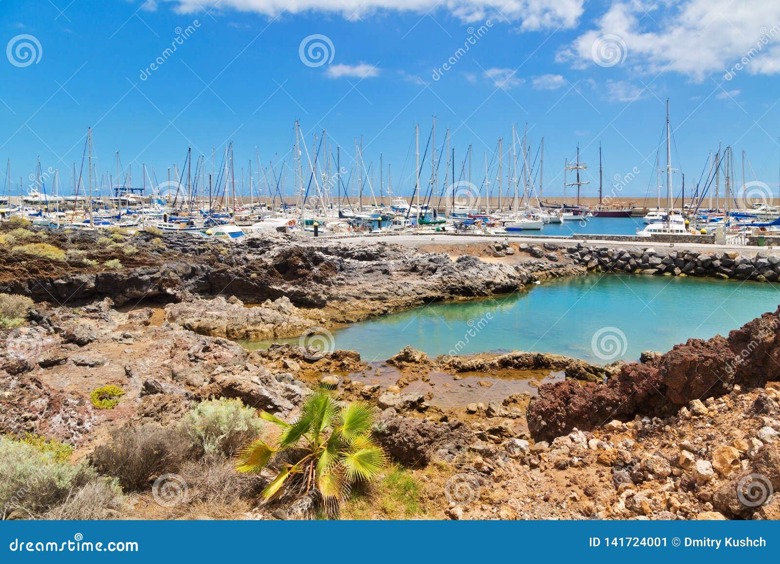 view of the coast and marina of los abrigos