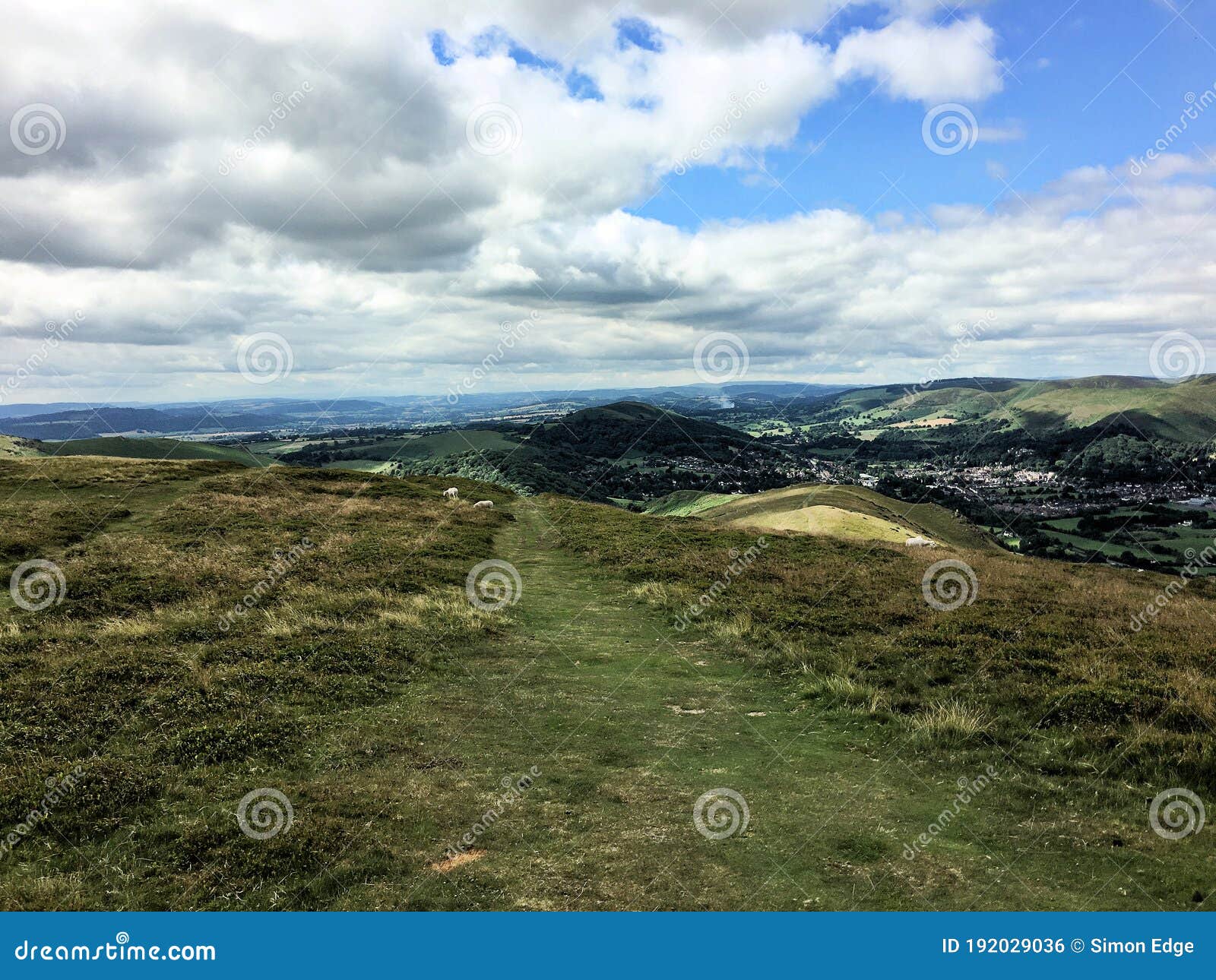 a view of the shopshire countryside near caer caradoc