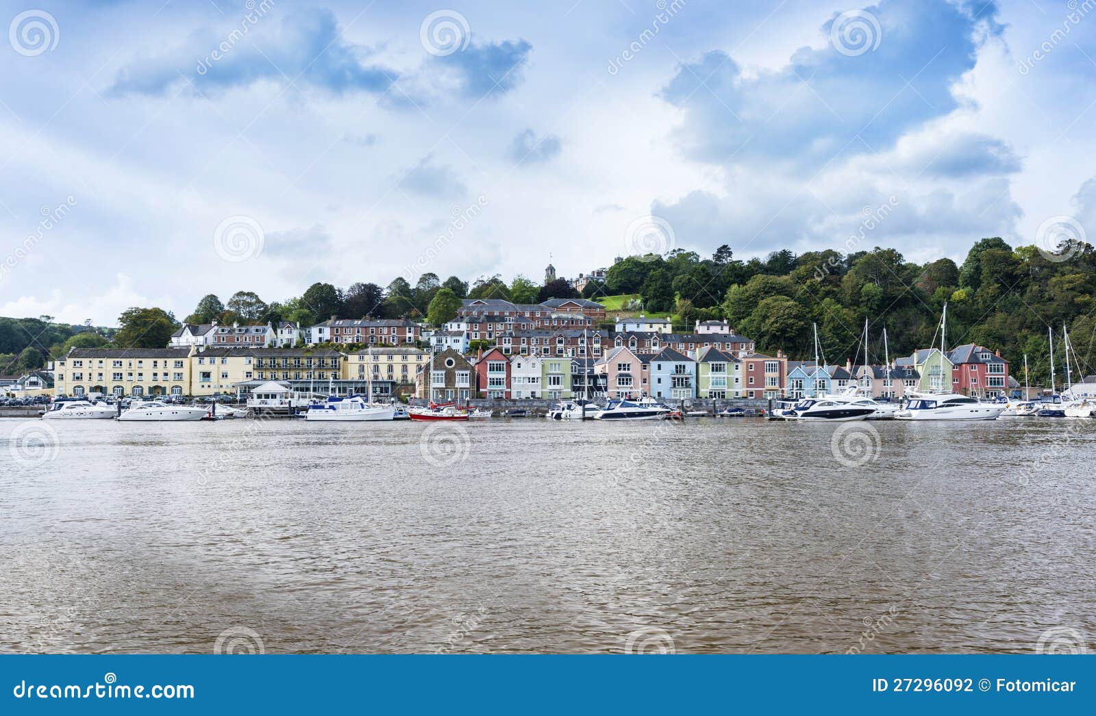 View of Dartmouth Marina from Kingswear Stock Photo Image of travel