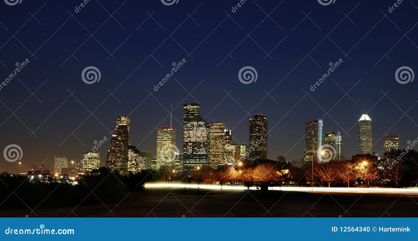 view on downtown houston, texas