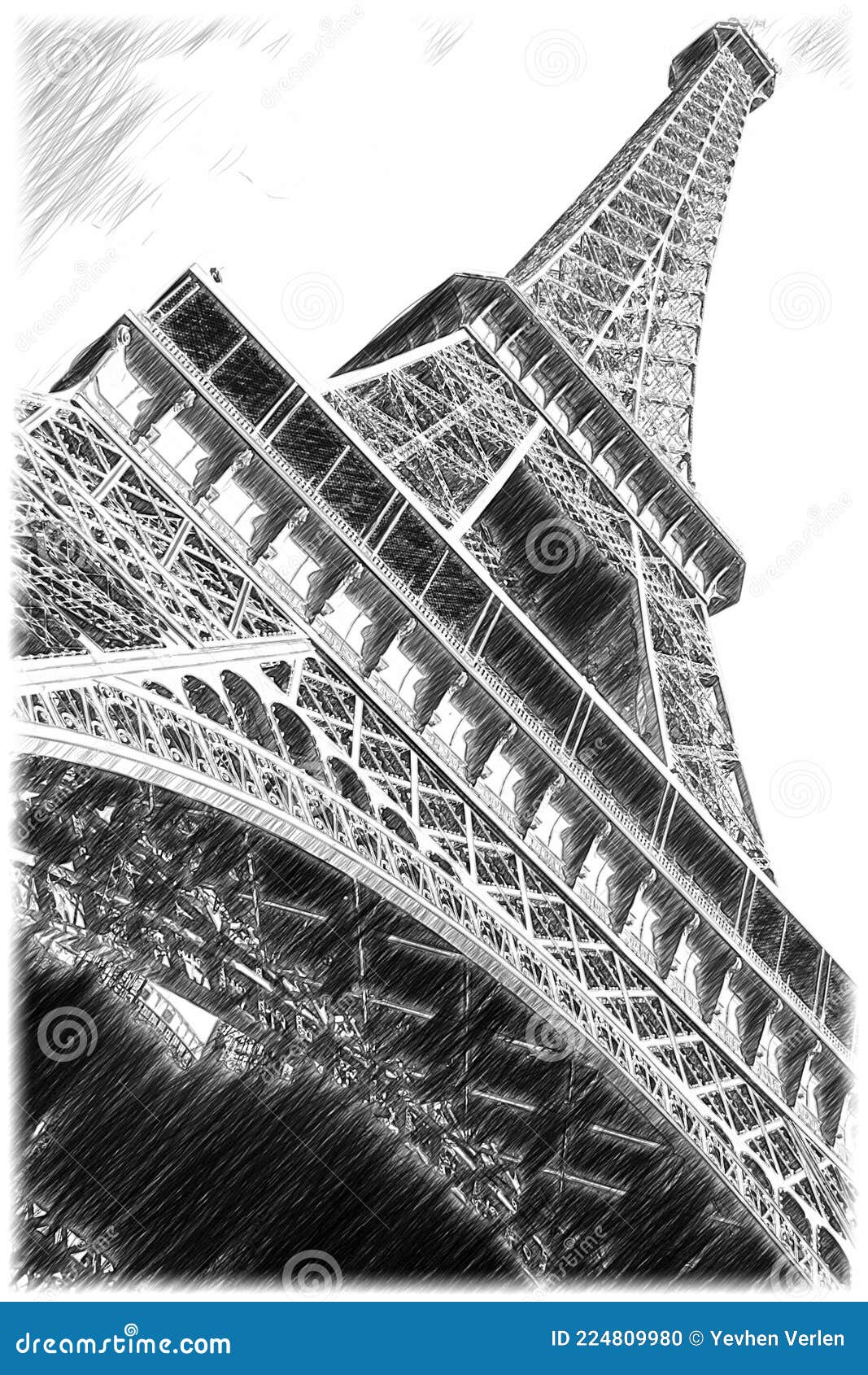 Eiffel Tower Drawing (easy) - HelloArtsy