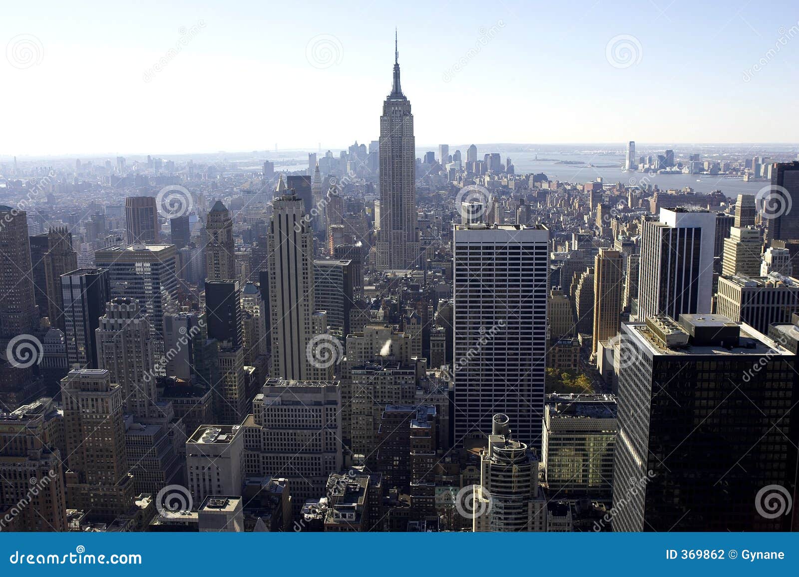 view of empire state building
