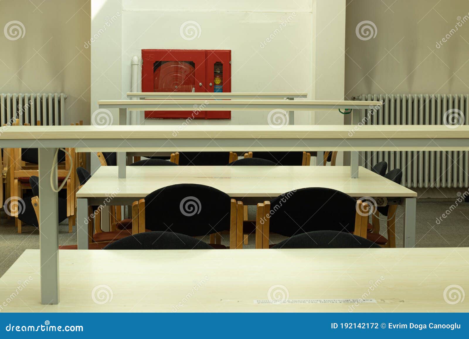 View of an empty library stock photo. Image of interior 192142172
