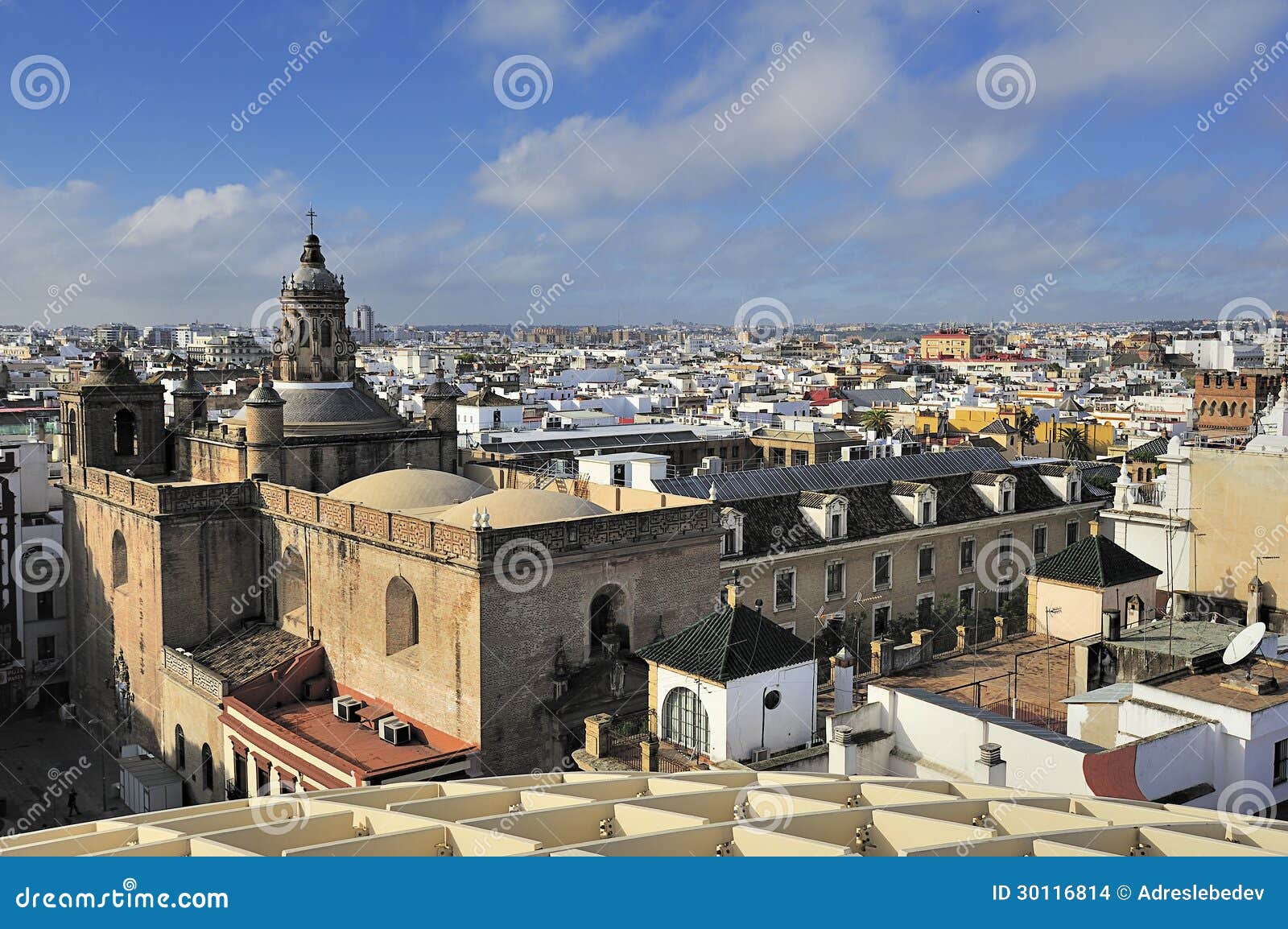 seville from espacio metropol parasol, square la encarnacion