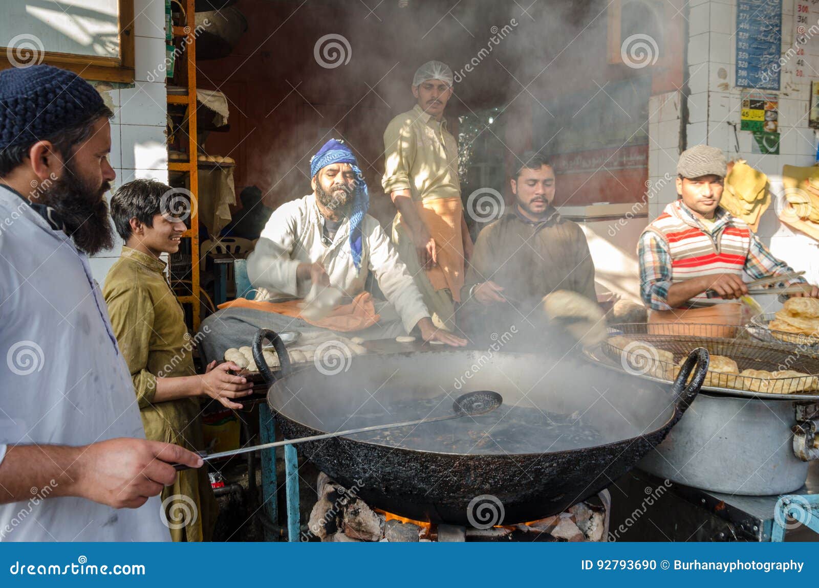 A View from the Famous Food Street, Lahore, Pakistan Editorial Image