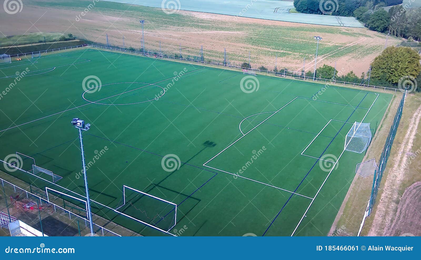 View of a football stadium stock image. Image of outdoor 185466061
