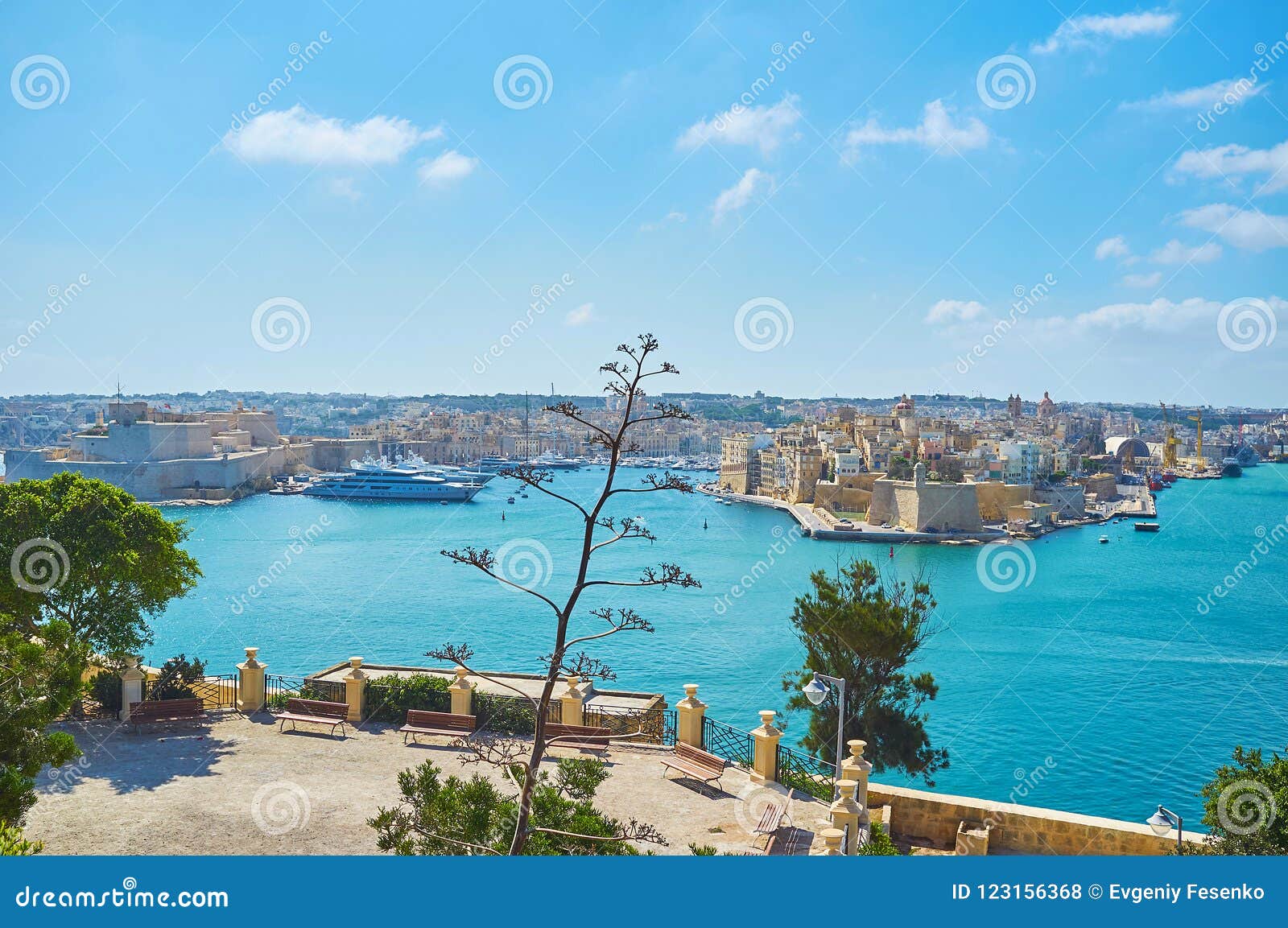medieval cities of valletta grand harbour, malta