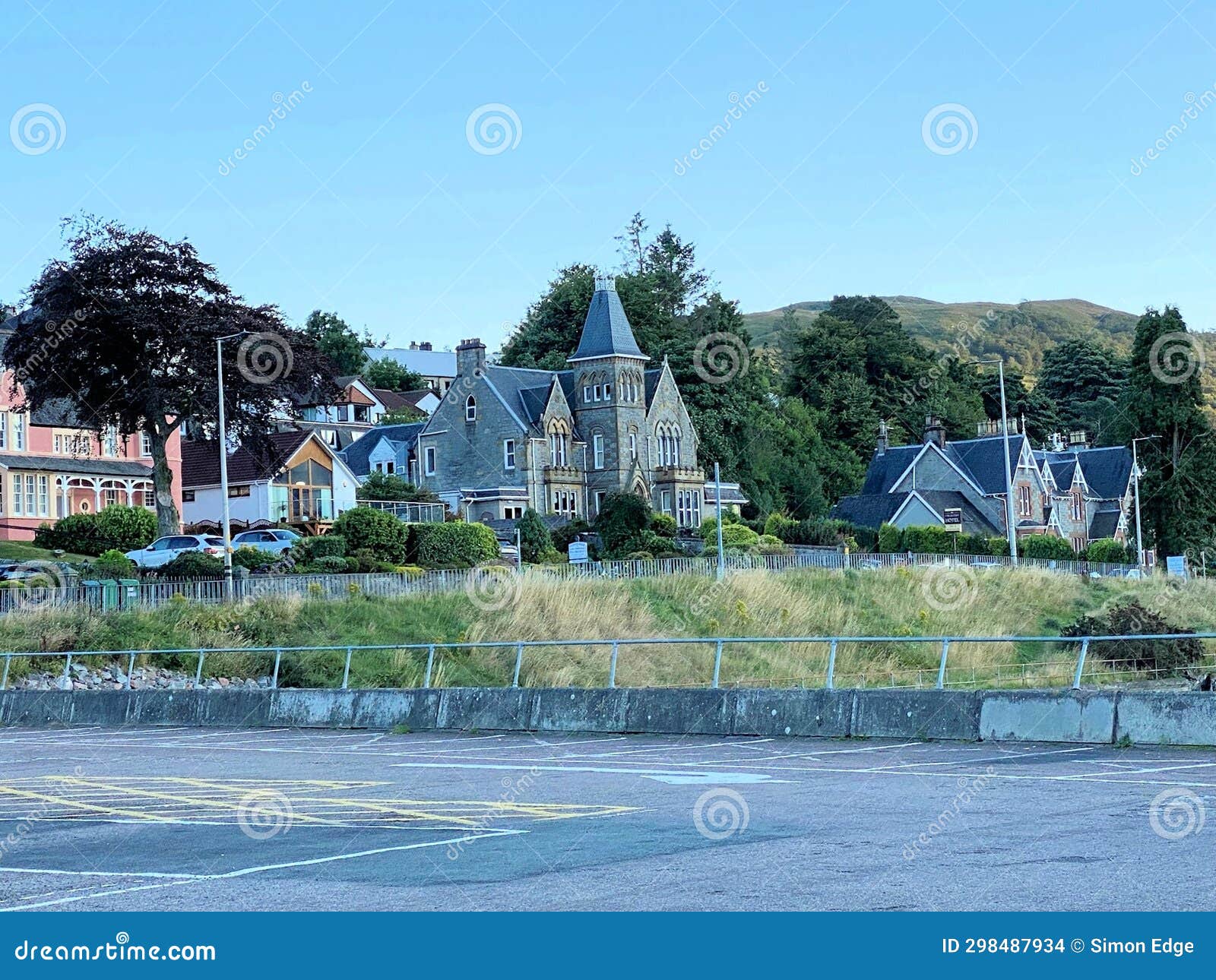 A View of Fort William in Scotland Editorial Stock Image Image of fort, boat 298487934