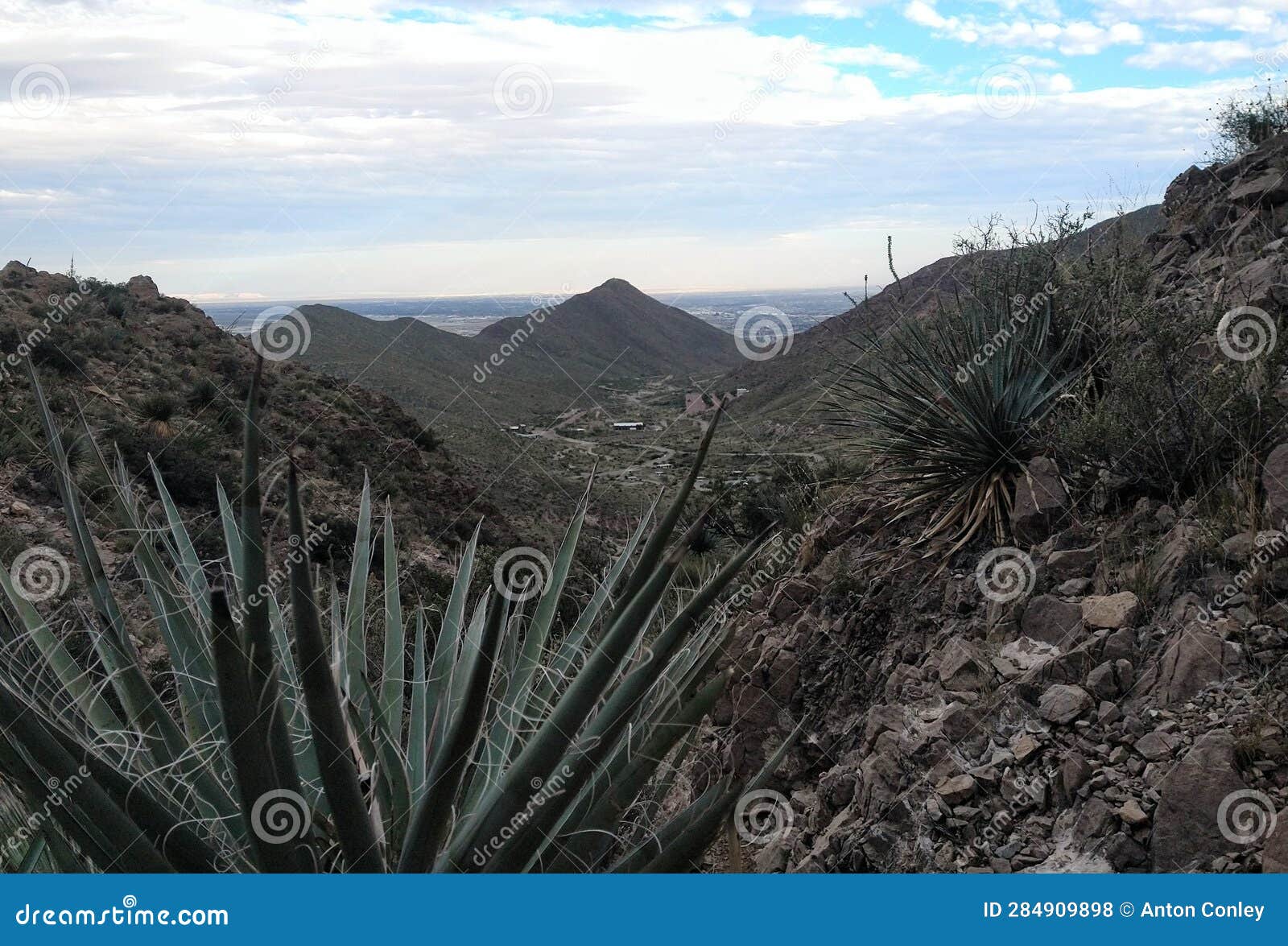 View from Franklin Mountains in El Paso, Texas Stock Photo - Image of ...