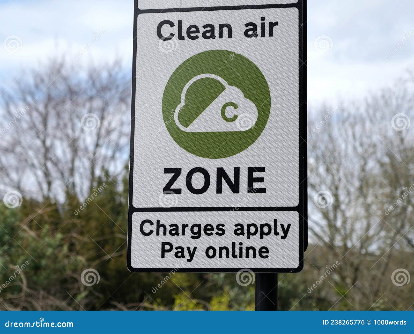 clean air zone sign