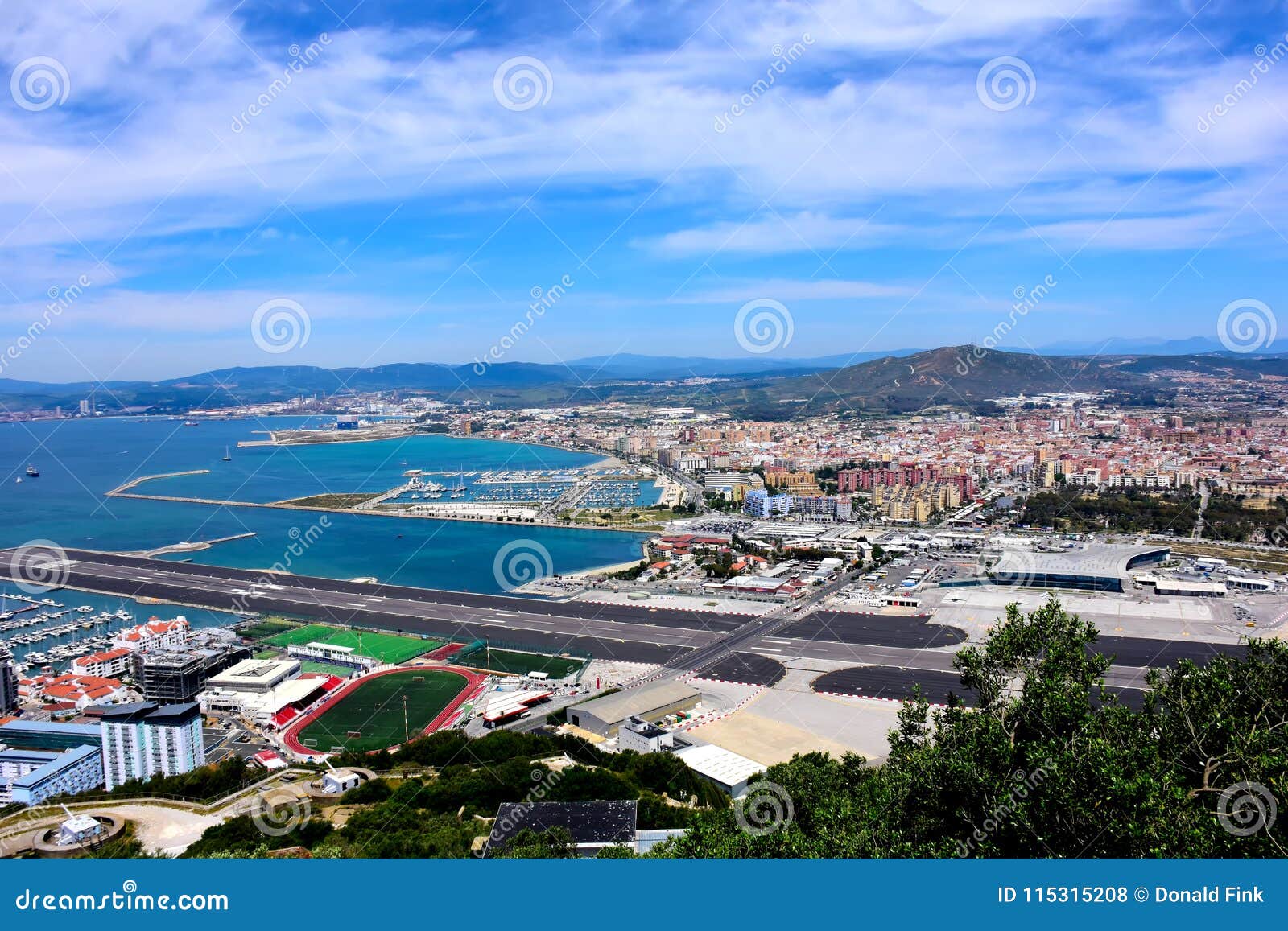 view of gibraltar international airport