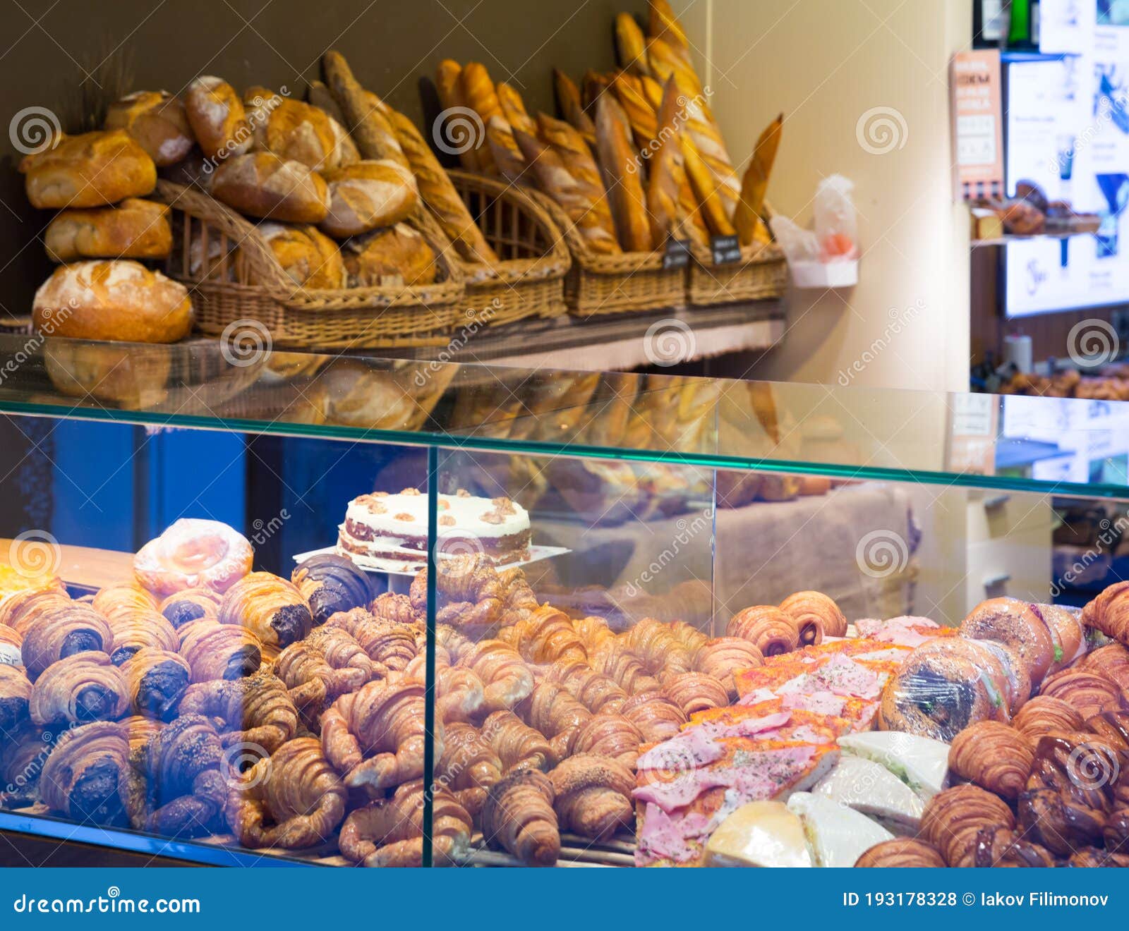 Spanish Bakery. High Quality Photo Stock Photo - Image of display