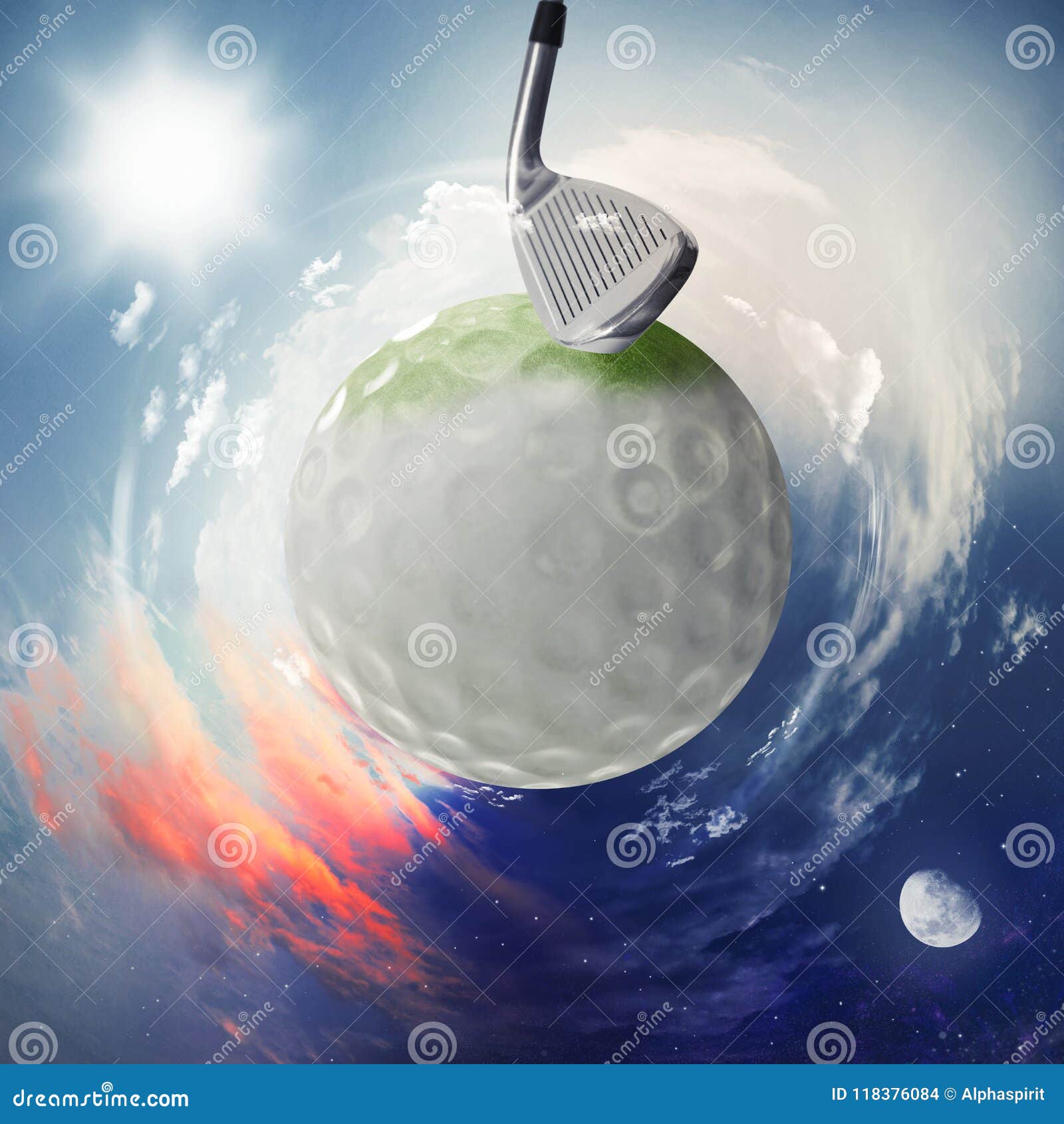 View of Golf Ball As a Stock Photo Image of nature, ball